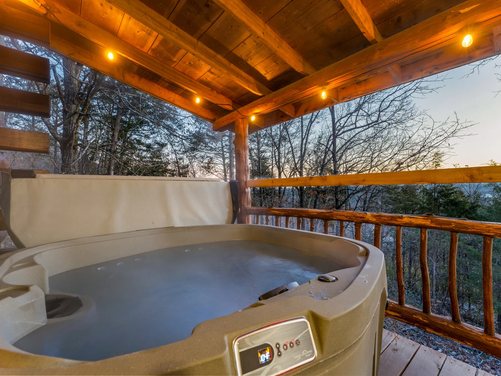 Mornings like this were made for two — sunrise, steam, and seclusion