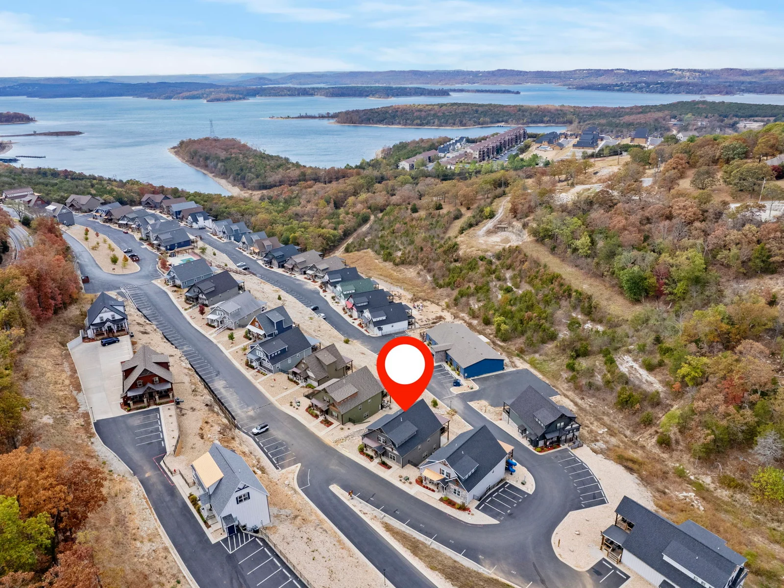 Right next to Table Rock Lake!
