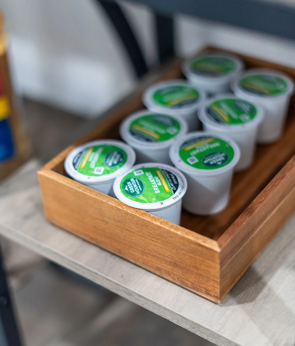 Variety of K-cups for your convenience