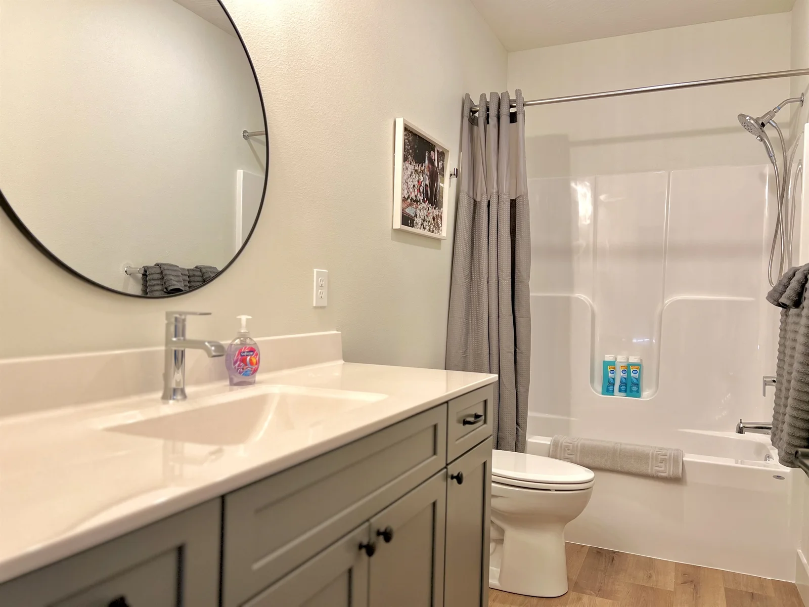 Lower level full bathroom