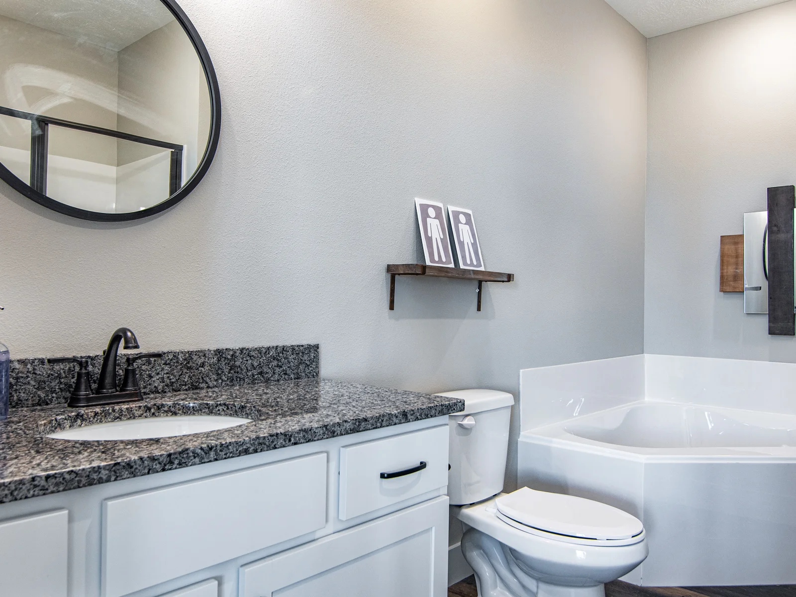 Lower level bathroom