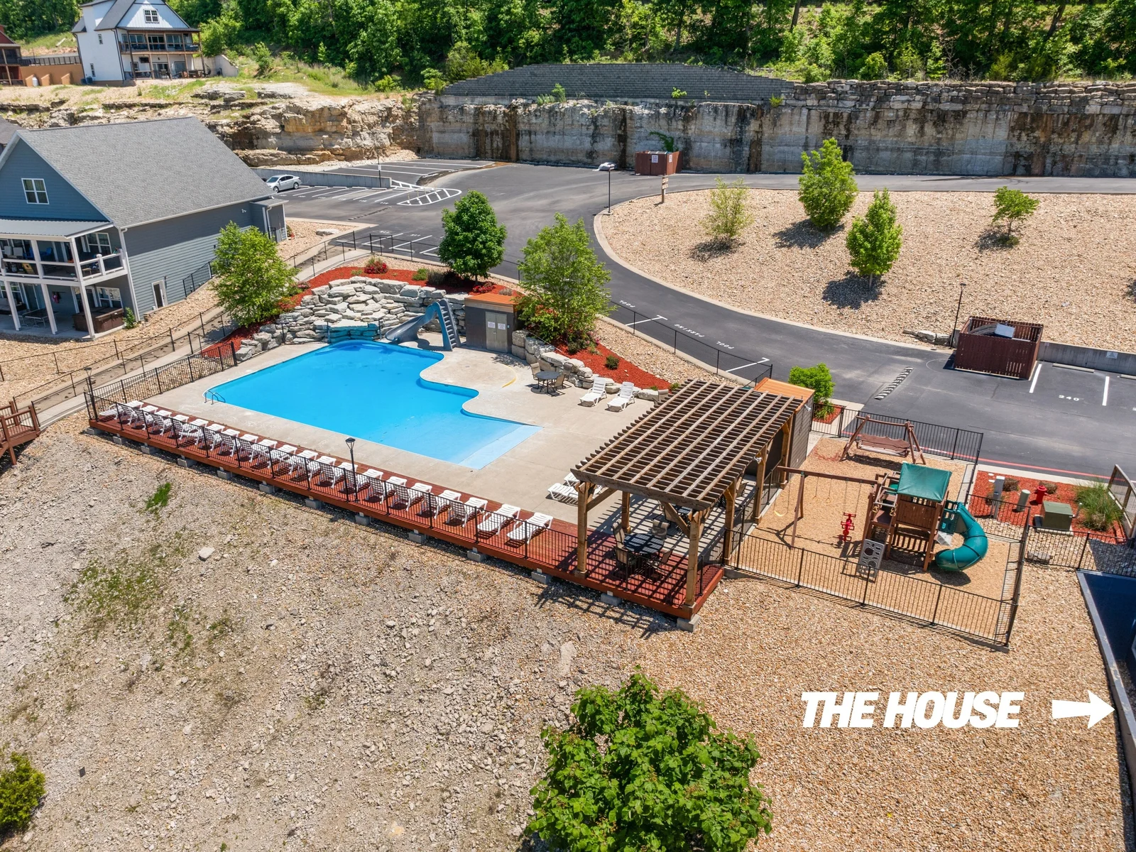 The zero-entry pool and playground are right next door!