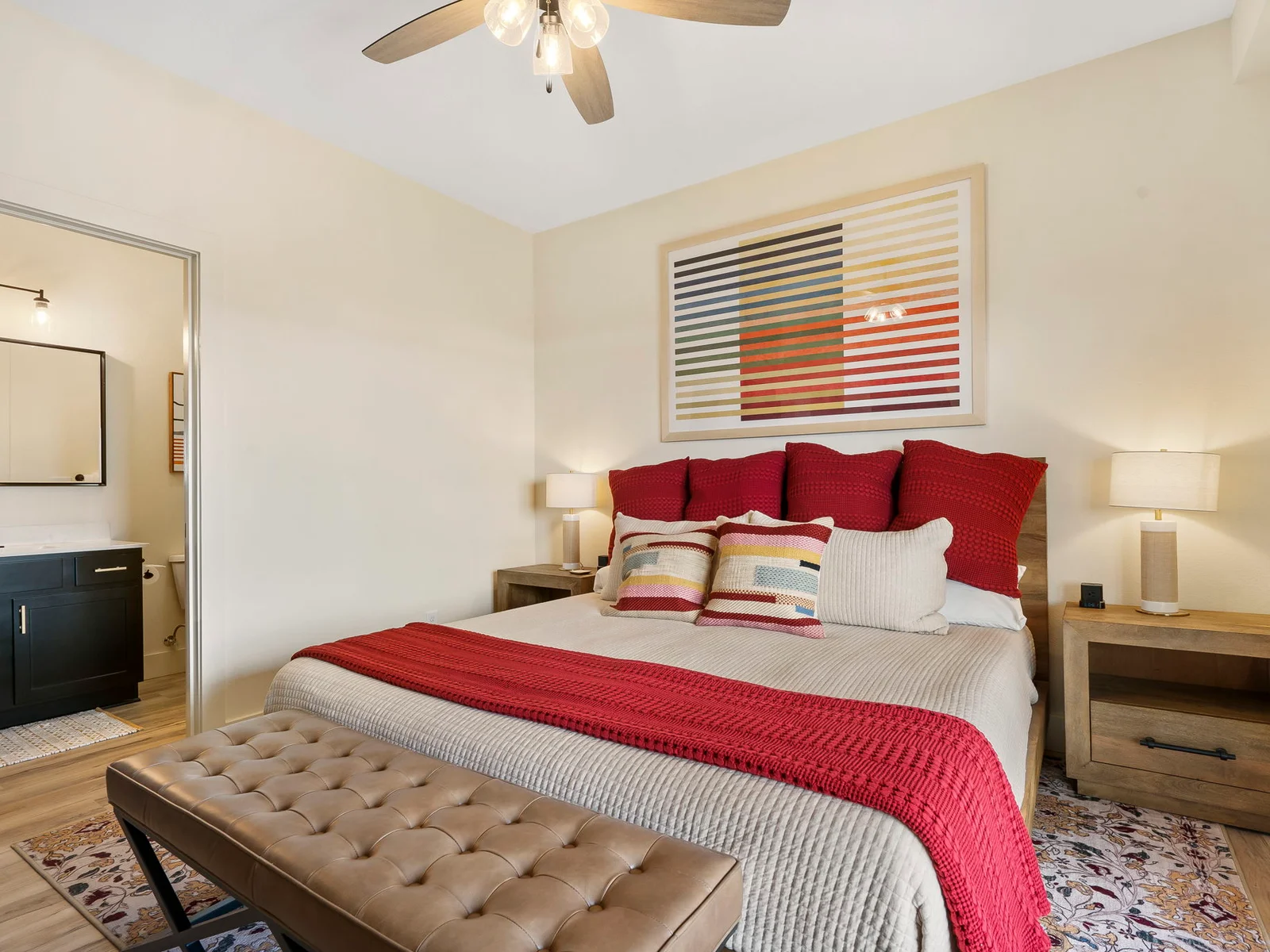 Entry level: King Bedroom #3 w/ ensuite bath