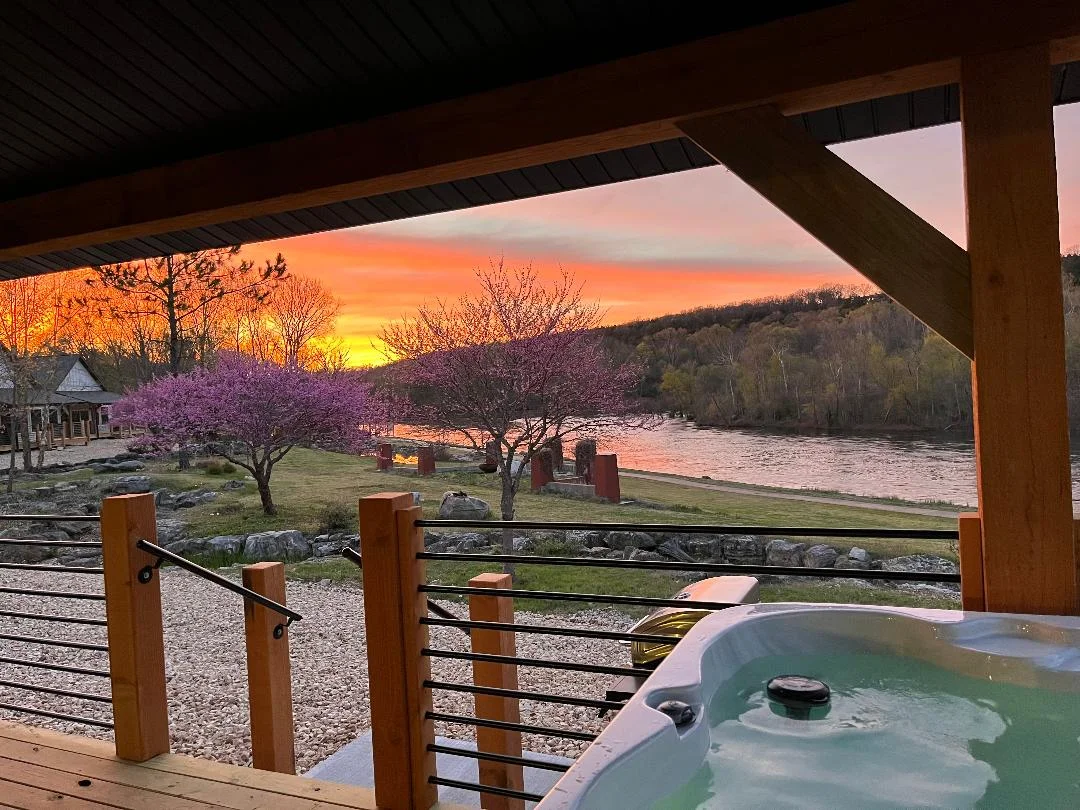 Enjoy an amazing view off the back deck in your hot tub!