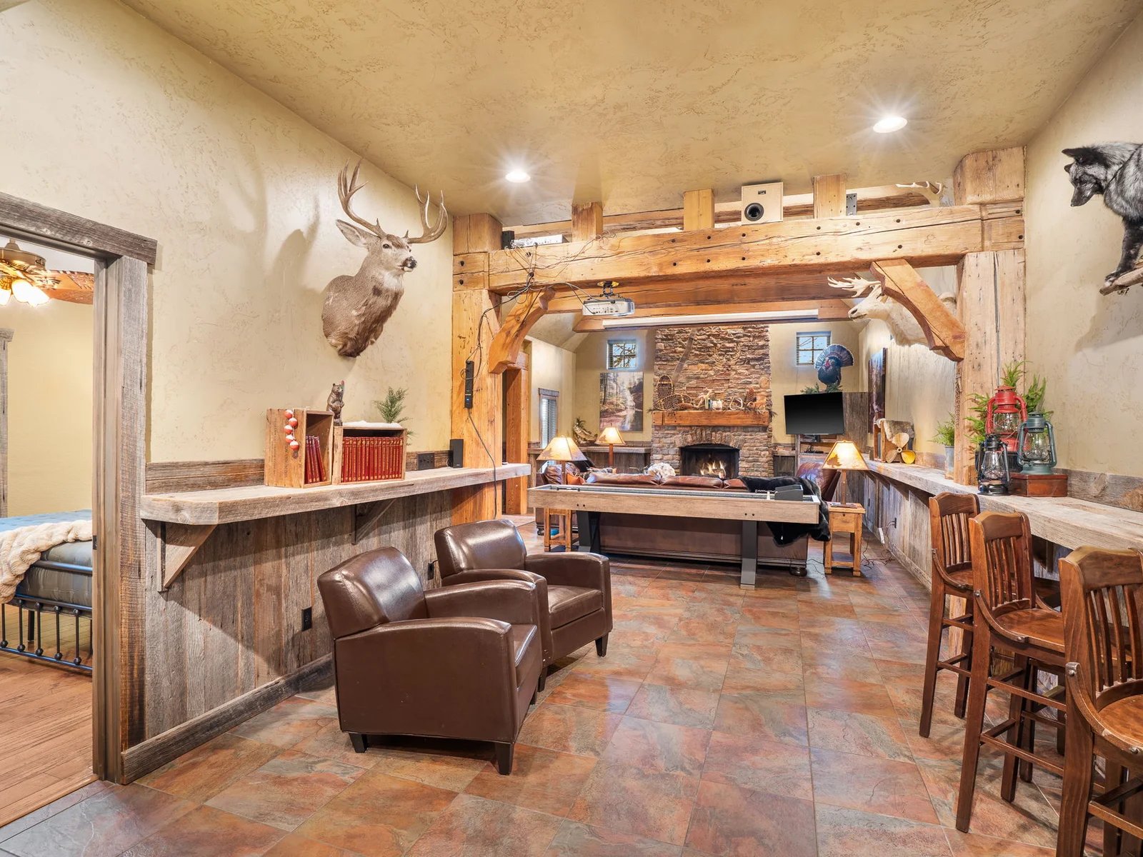 2nd lower level living room