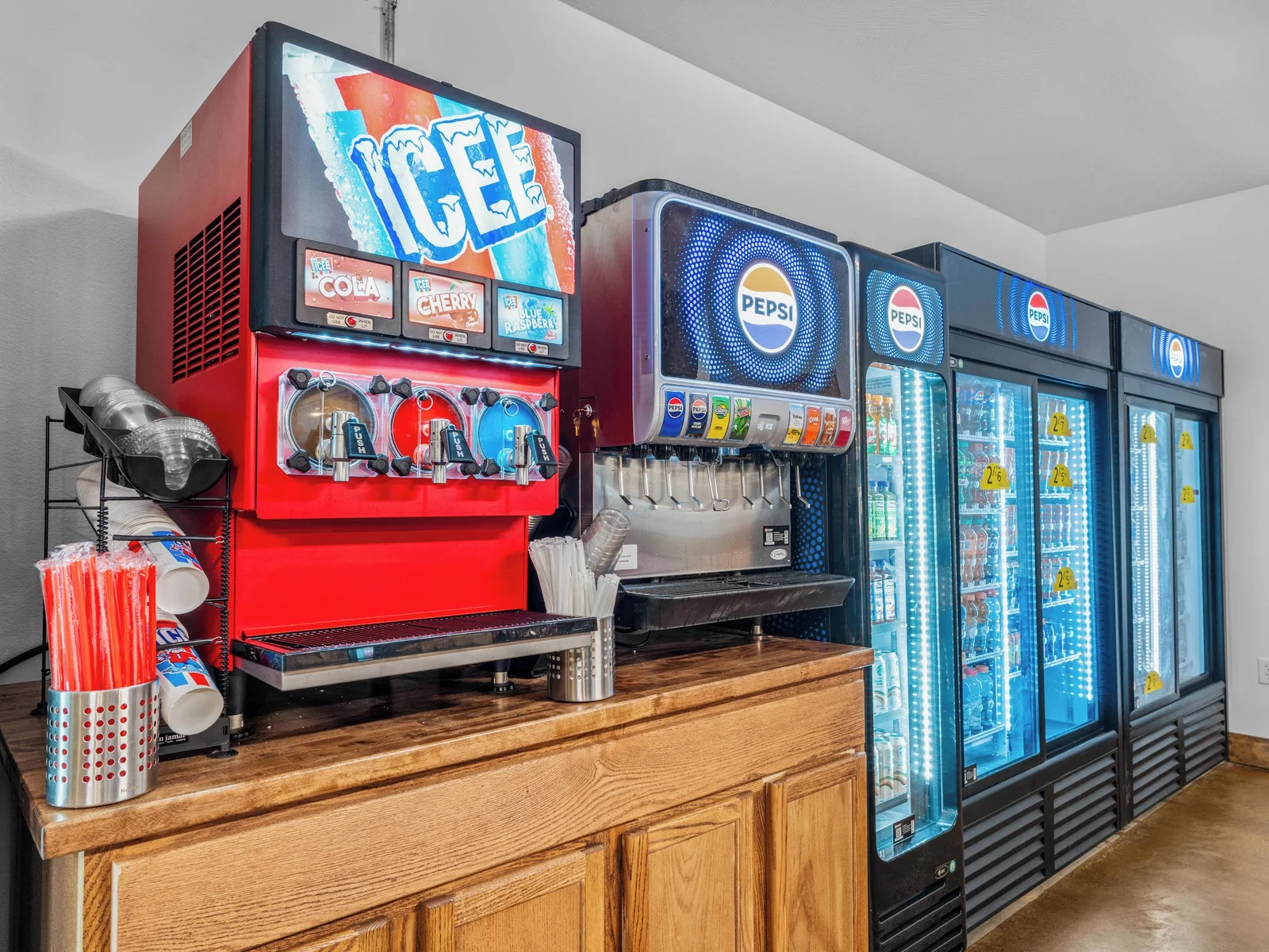 General Store drinks available for purchase.
