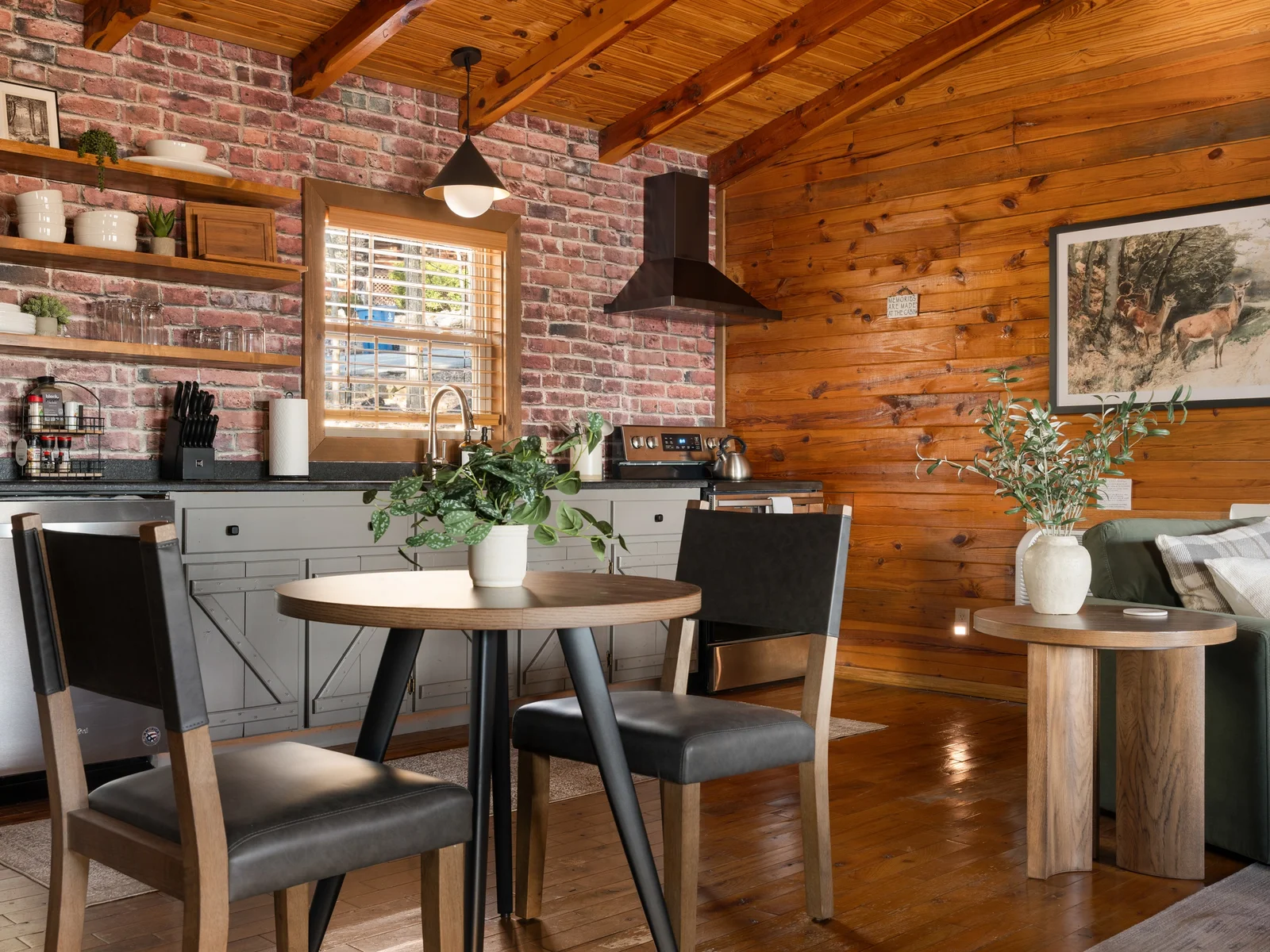 A charming space for two—where every bite is savored