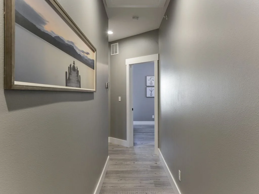 Upstairs hallway between 3 king suites