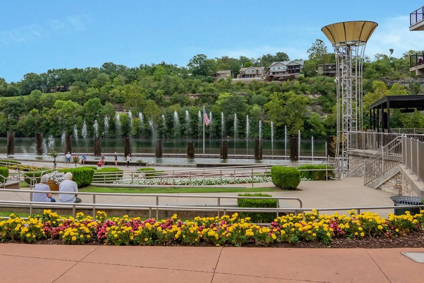 The Branson Strip is a great to find a place to eat and shop, or just mosey down the pedestrian road.