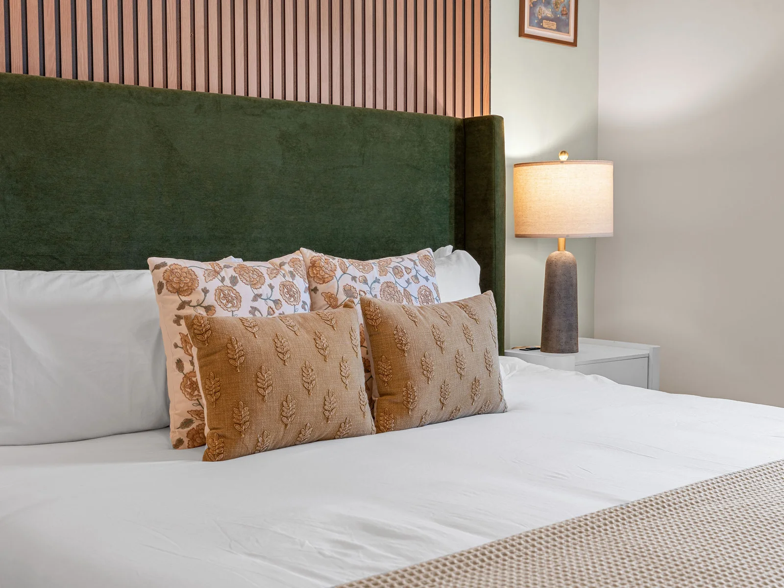 Unwind in a beautifully designed space where comfort meets charm.
