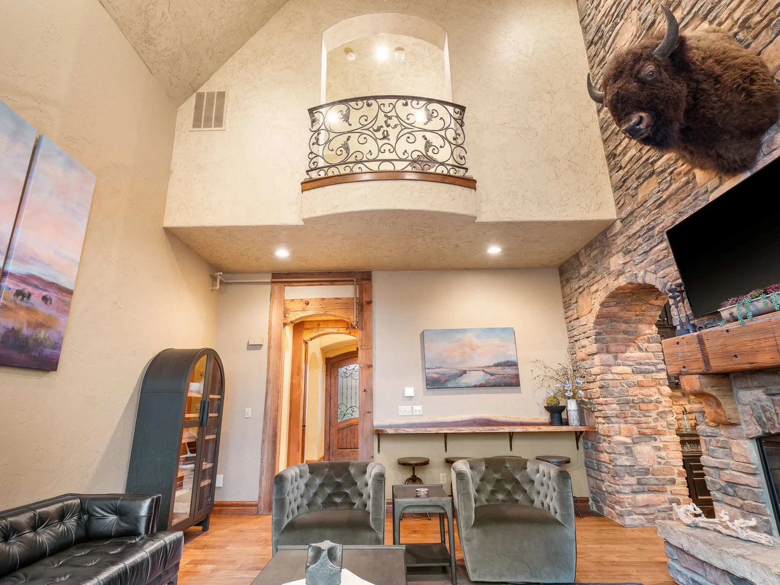 The home has beautiful decor and touches throughout!