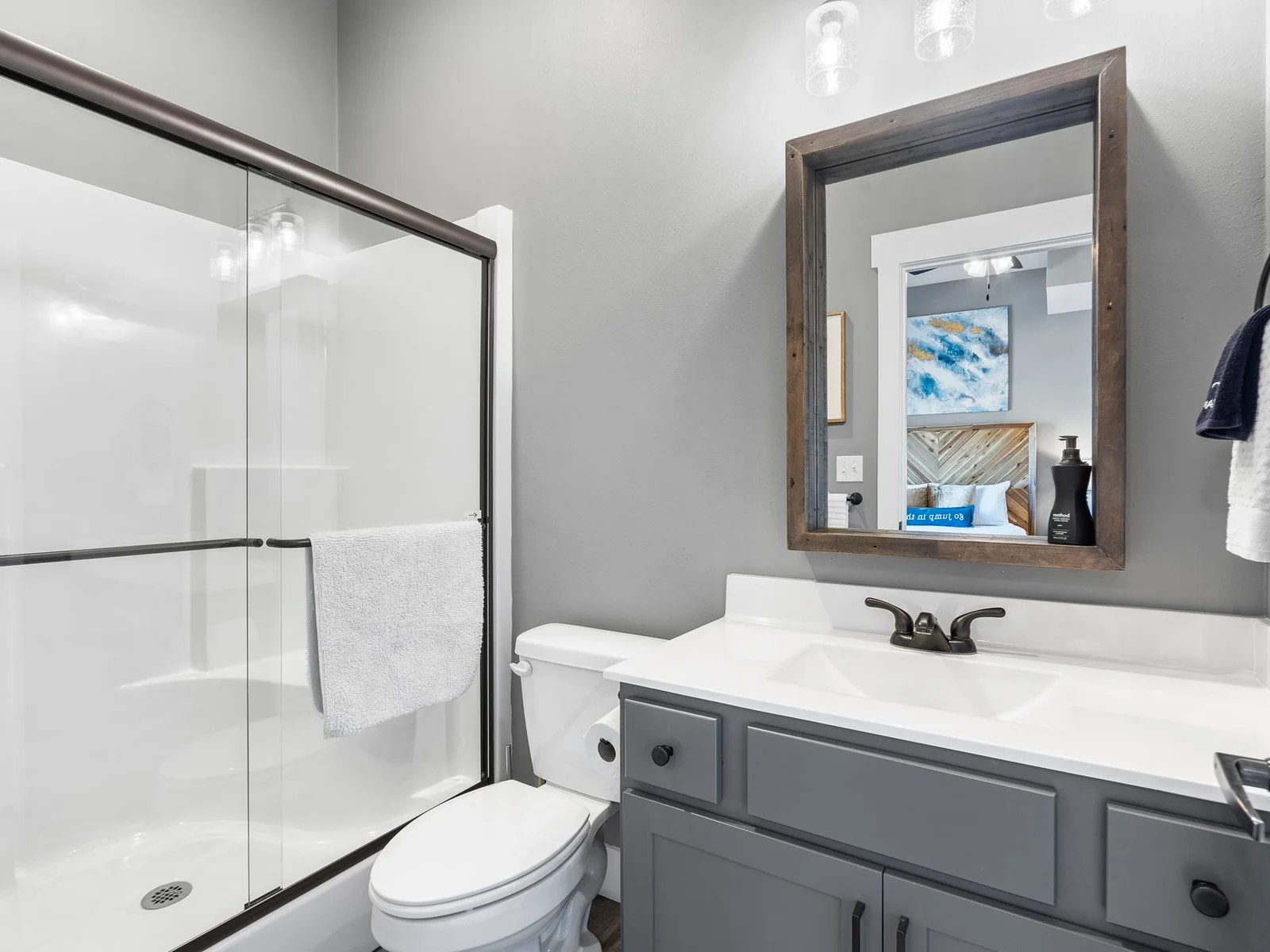 Attached bathroom