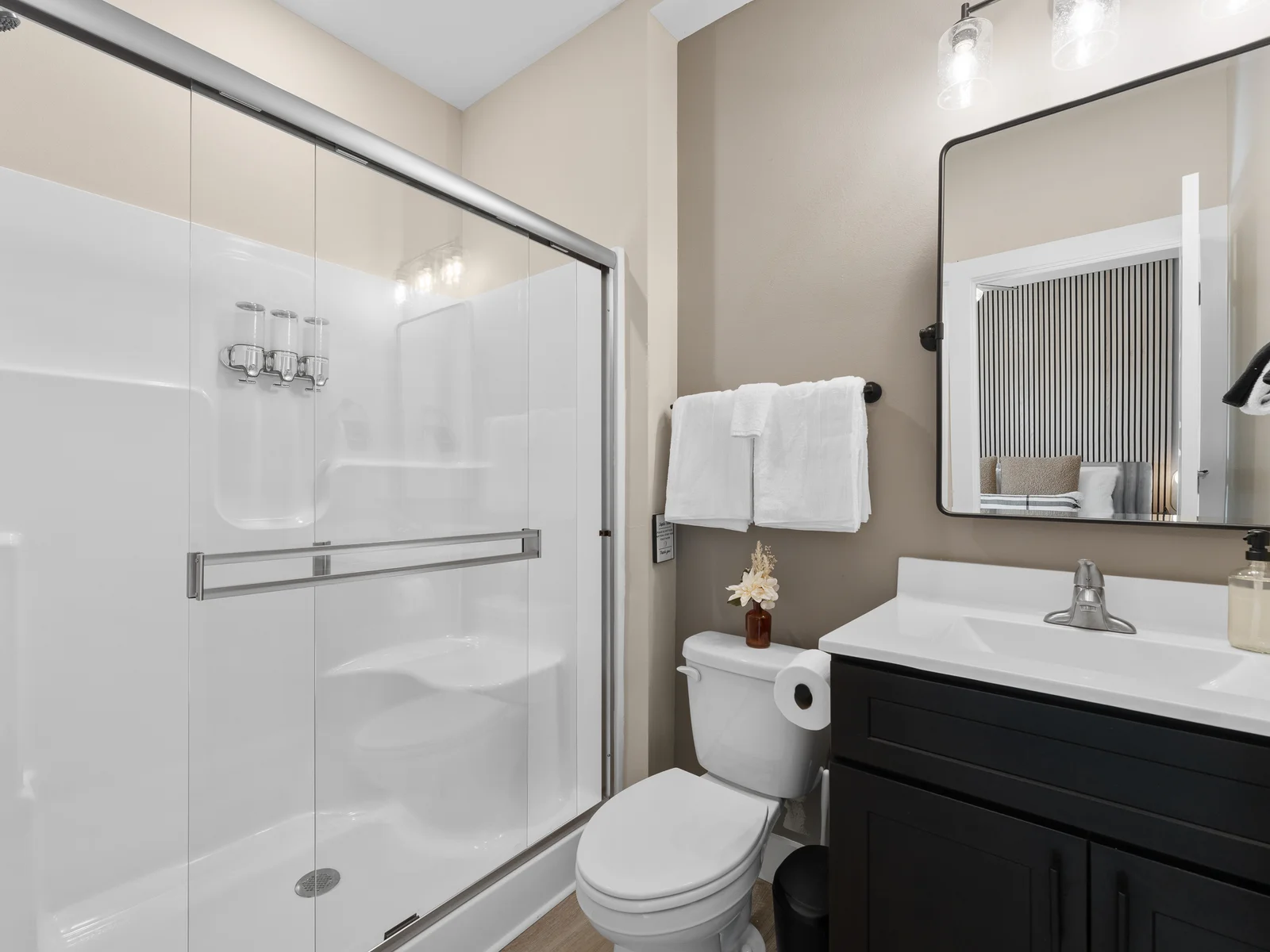 Ensuite Bathroom: Refresh in style with modern fixtures and clean lines that enhance your retreat!