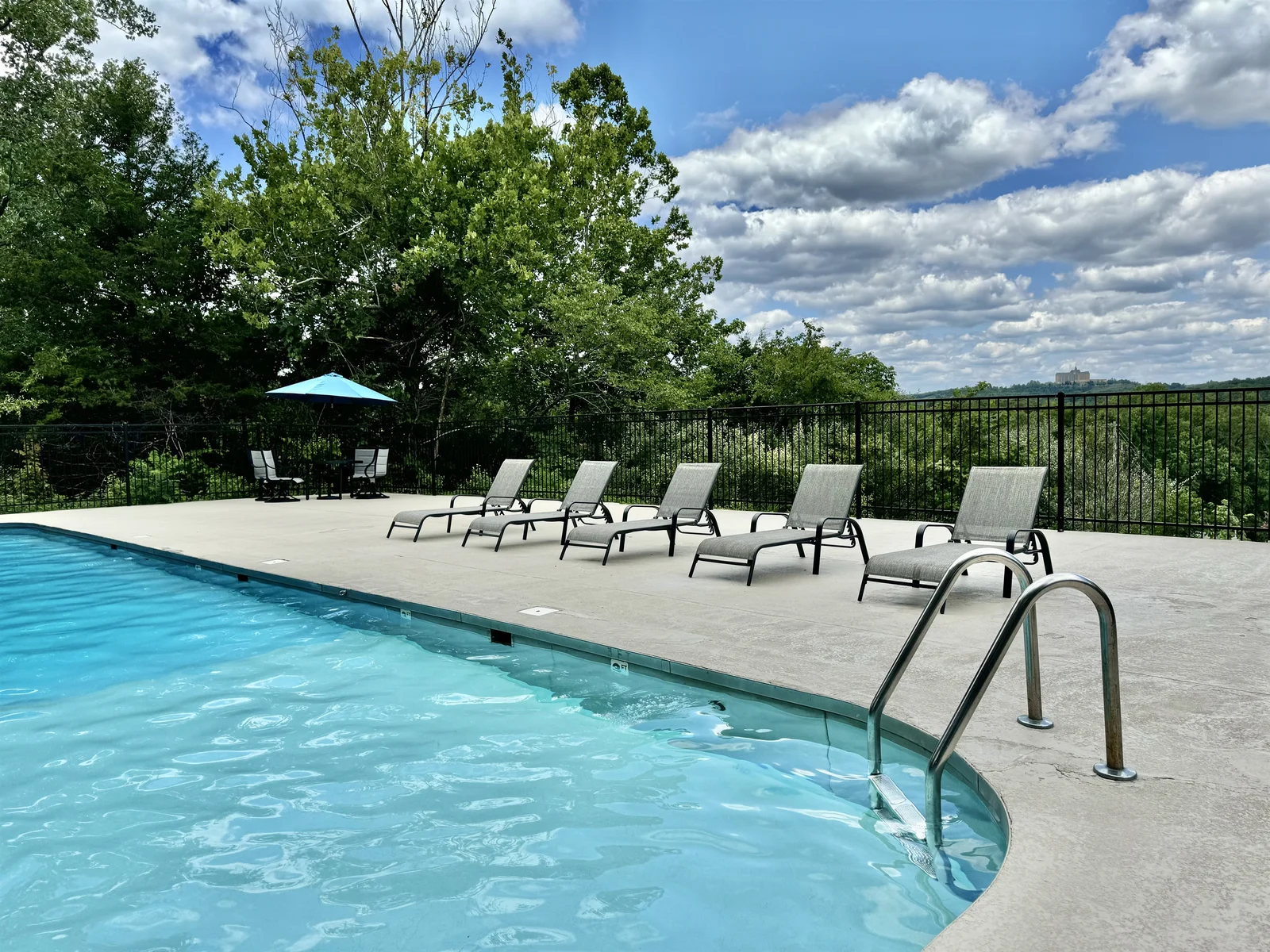 Large swimming pool located behind the Community Clubhouse!