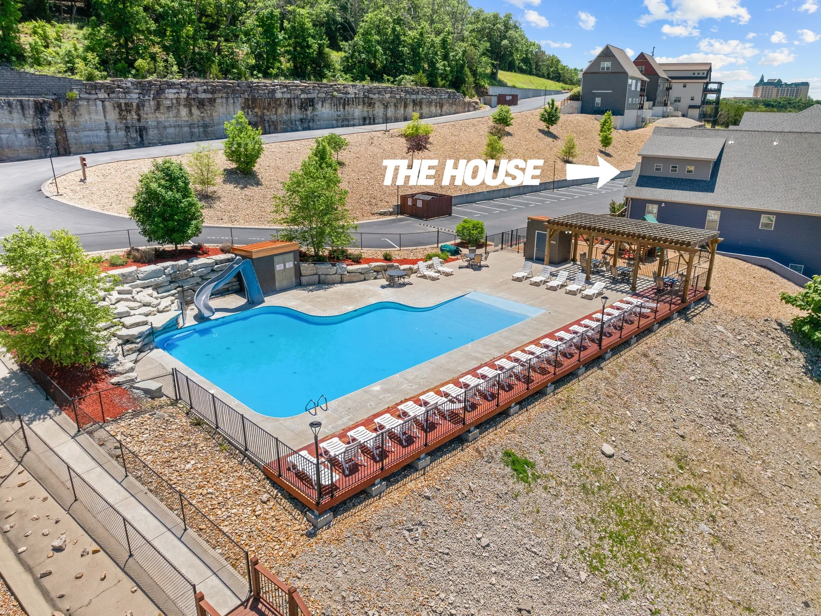 The zero-entry pool and playground are right next door!