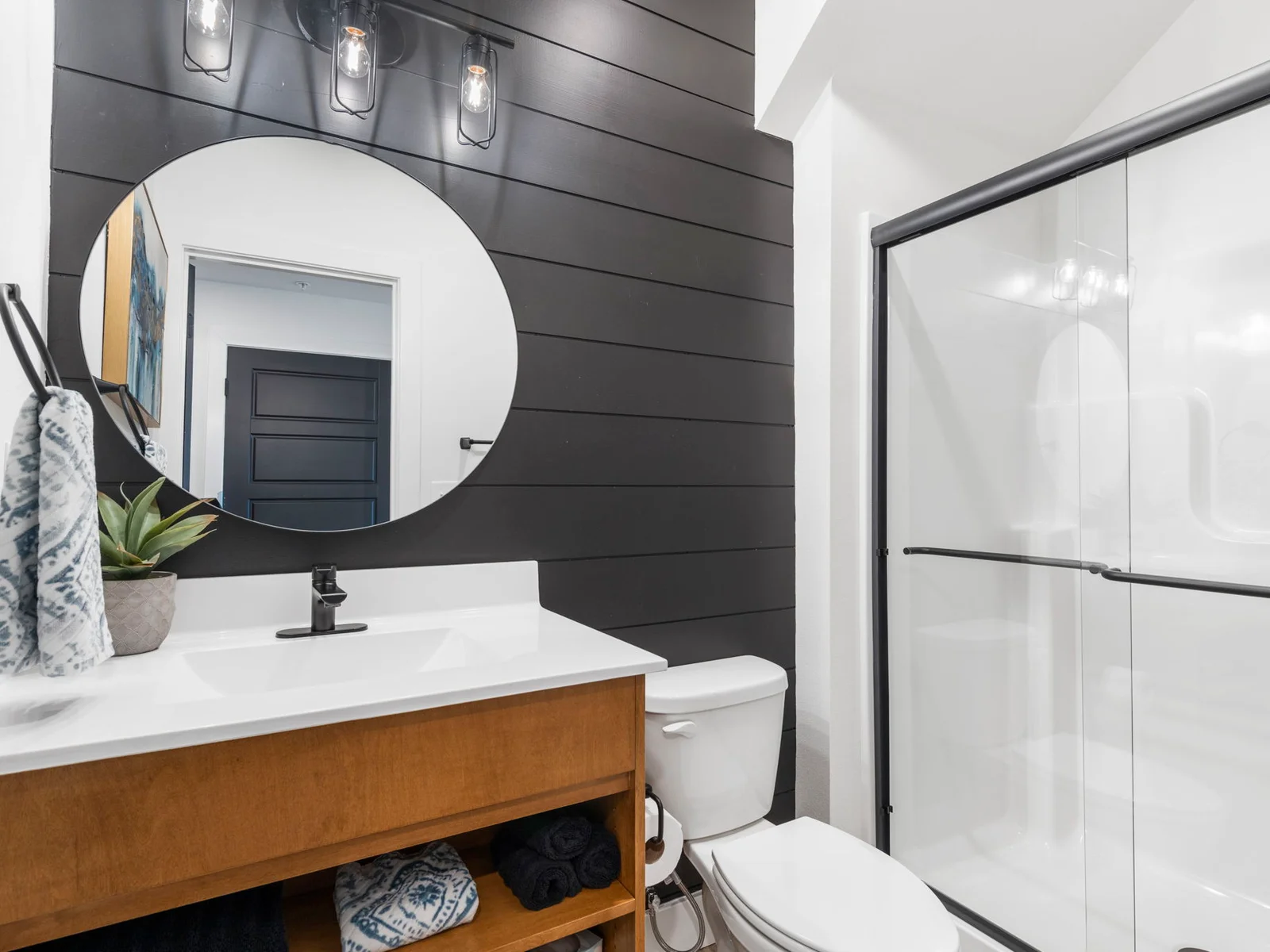 Lower level guest bathroom