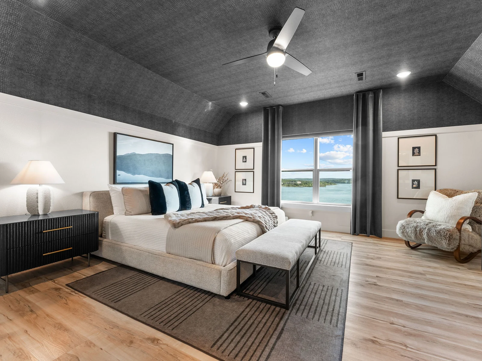 Upper level King bedroom #1