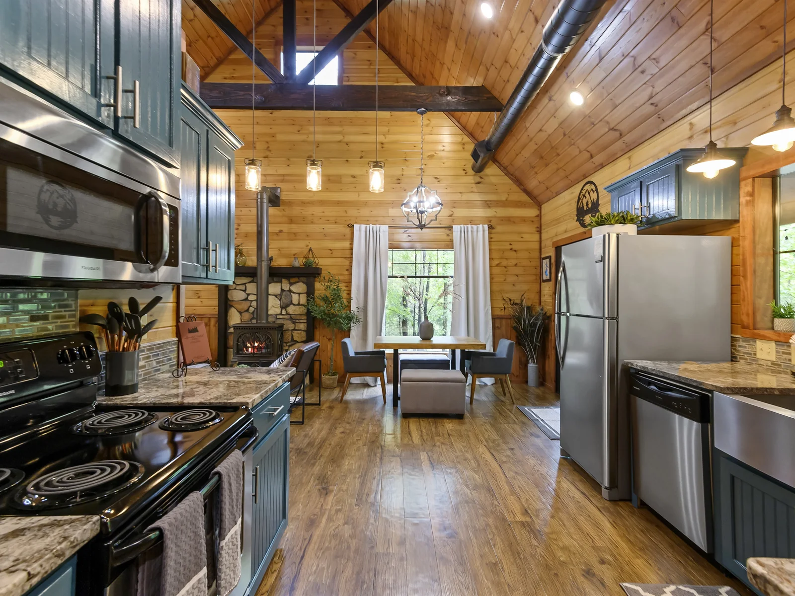 A Glimpse of the Dining Room from the Heart of the Kitchen