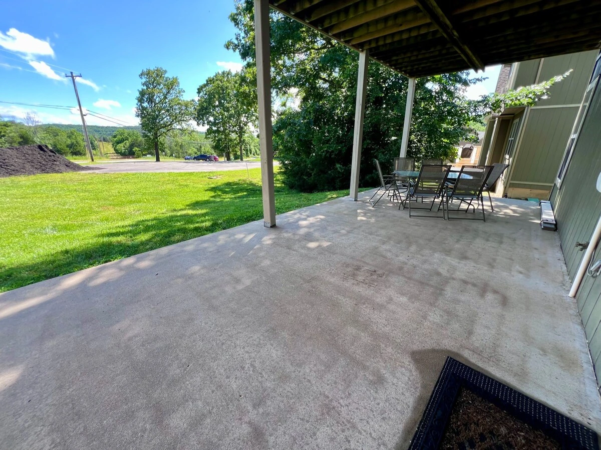 Lower level patio