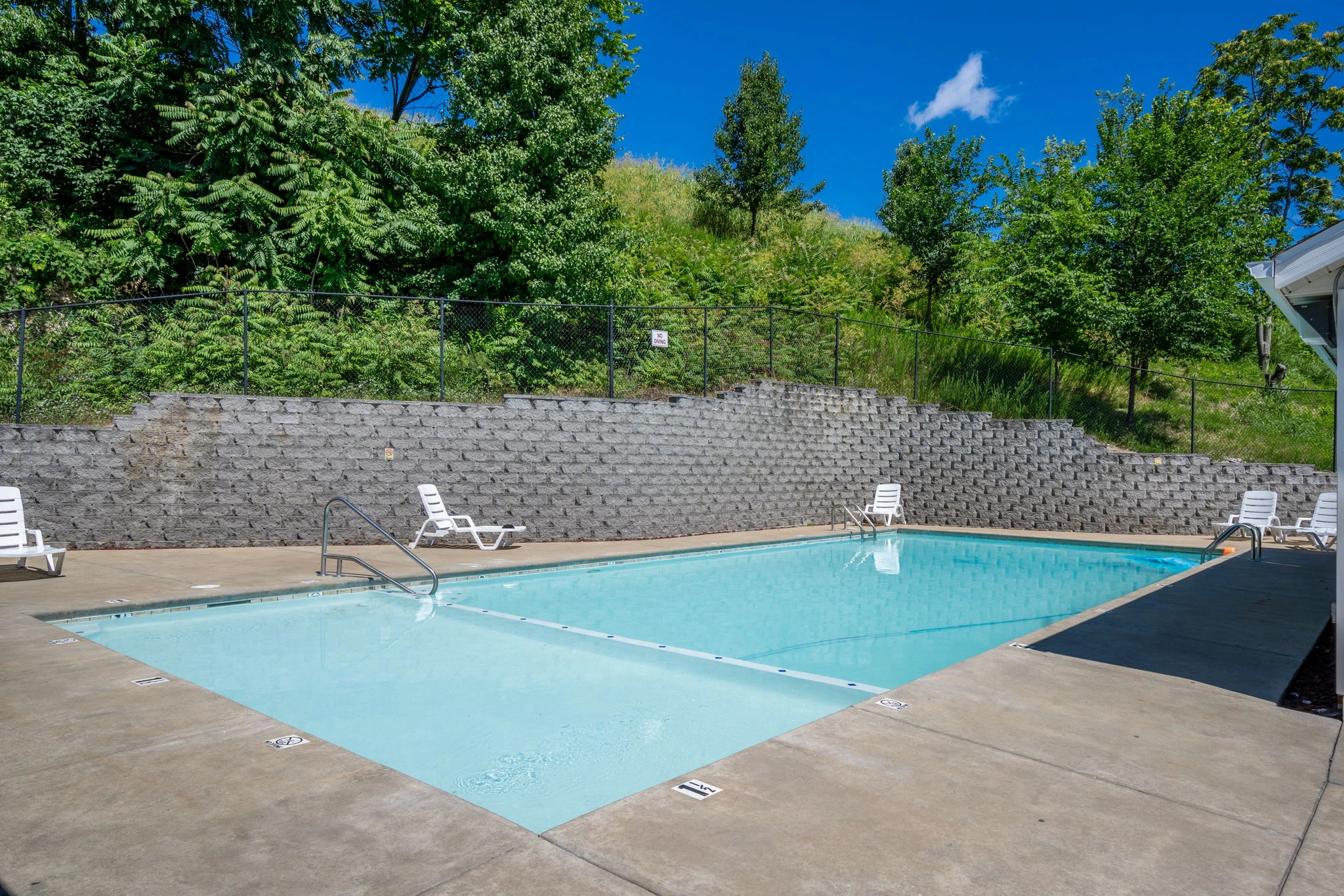 Outdoor Pool just up from your unit