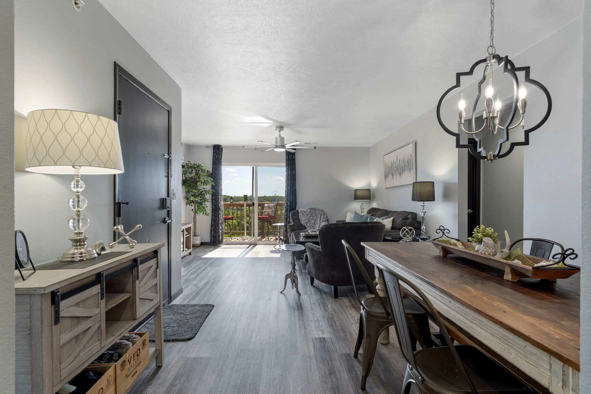 Open concept unit