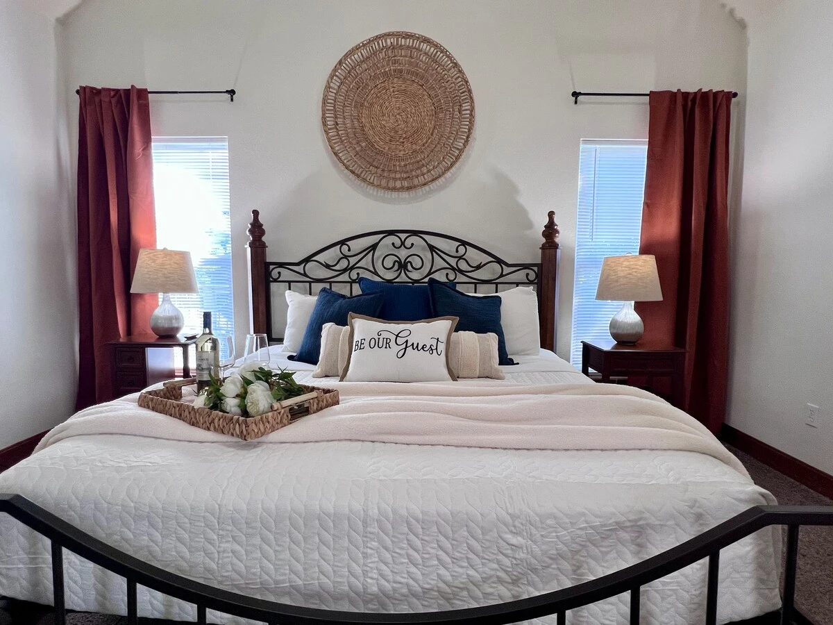 2nd King Master Suite with on suite full bath with jetted tub and step in shower